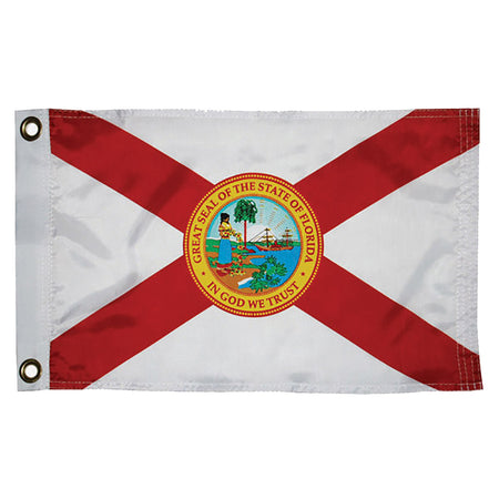 Taylor Made - Florida Nylon Flag - 12" x 18" — Quality Boat Parts