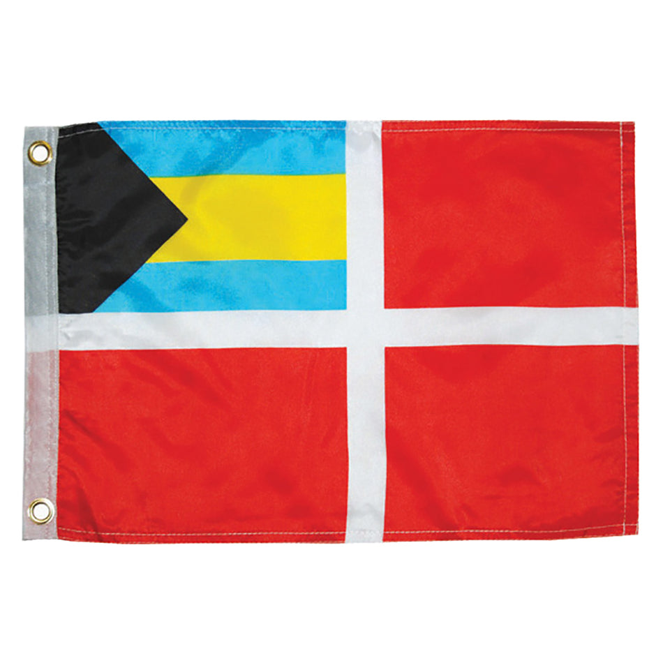 Taylor Made - Bahamas Courtesy Flag - 12" x 18" — Quality Boat Parts