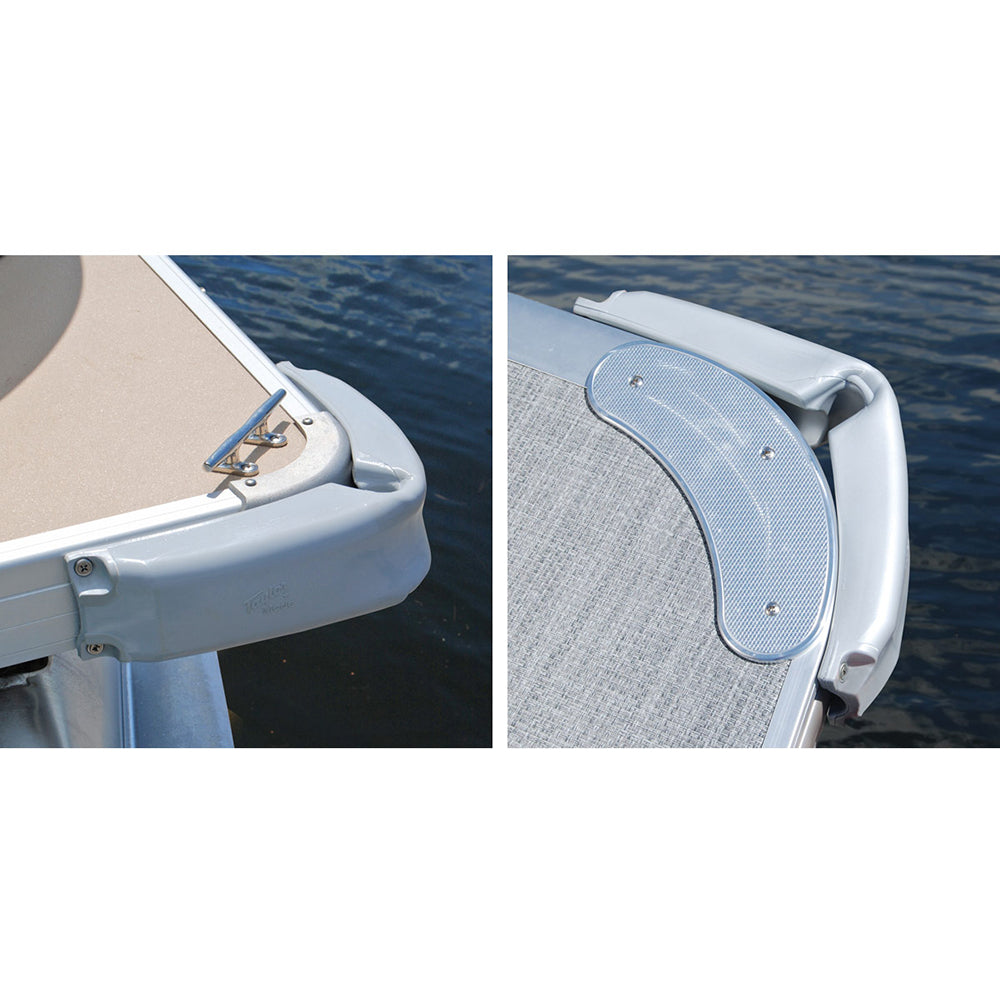 Taylor Made - Pontoon Curved Corner-Gard - 3"W x 12"L — Quality Boat Parts