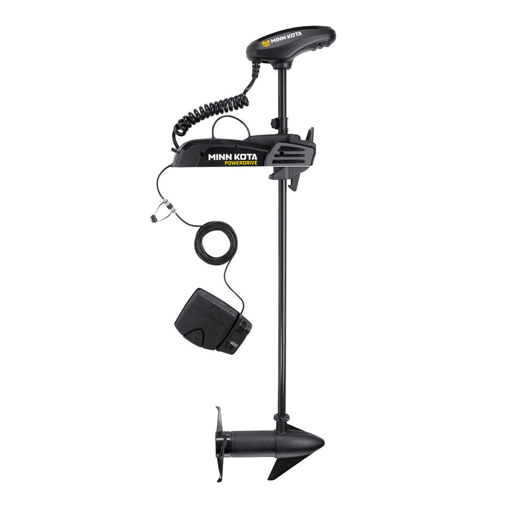 Minn Kota - Pontoon PowerDrive 55 Trolling Motor - With Foot Pedal, 12V, 55LB, 48" — Quality Boat Parts