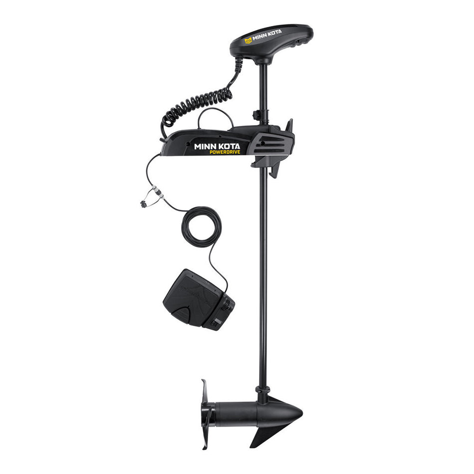 Minn Kota - Pontoon PowerDrive 55 Trolling Motor - With Foot Pedal, 12V, 55LB, 48" — Quality Boat Parts