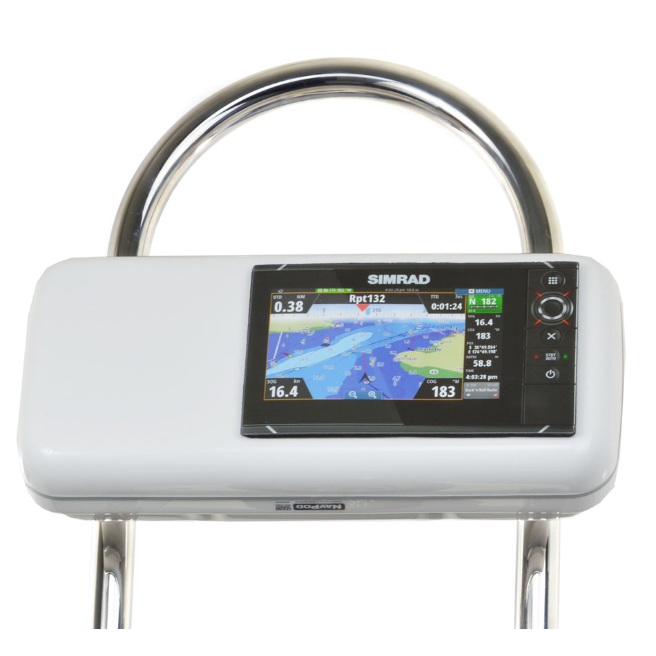 NavPod - GP2506 SystemPod Pre-Cut - For Simrad NSS7 evo2, B&G Zeus 7, With Space On The Left, For 12" Wide Guard — Quality Boat Parts