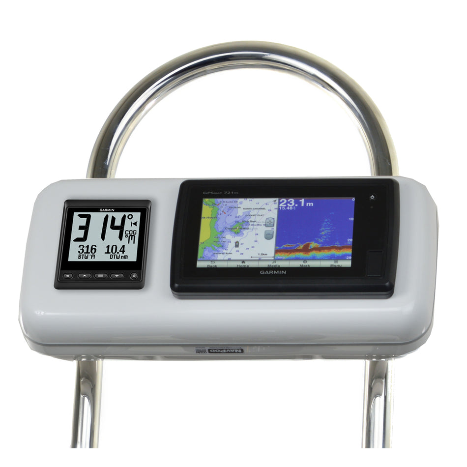 NavPod - GP2511 SystemPod Pre-Cut - For Garmin 7xx, 7x Series, 1 Instrument, For 12" Wide Guard — Quality Boat Parts