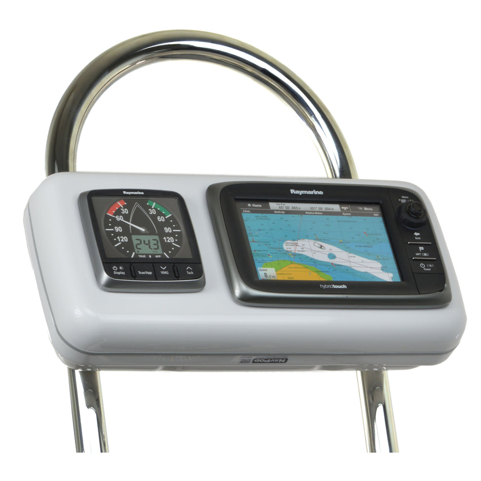 NavPod - GP2512 SystemPod Pre-Cut - For Raymarine e7, e7D, 1 Instrument, For 12" Wide Guard — Quality Boat Parts