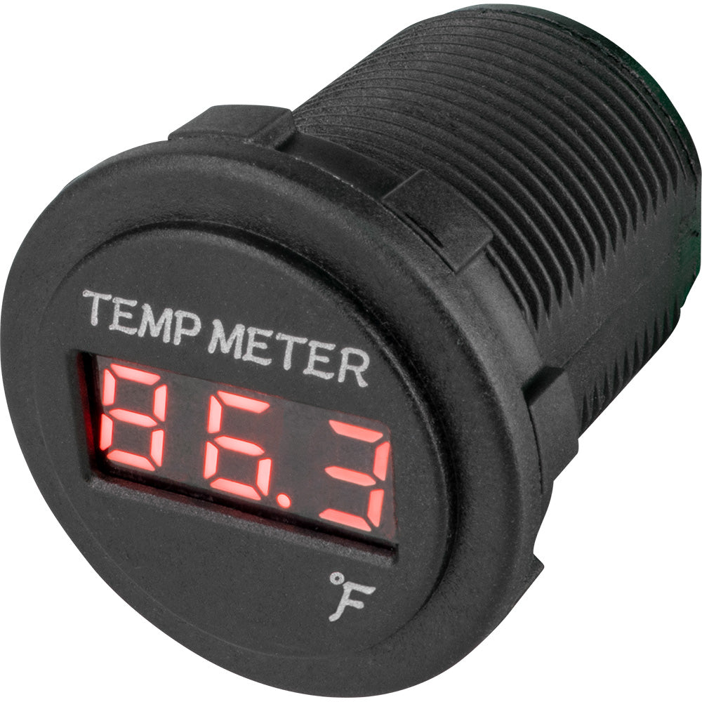 Sea-Dog - Round LED Temperature Meter - Red LED — Quality Boat Parts