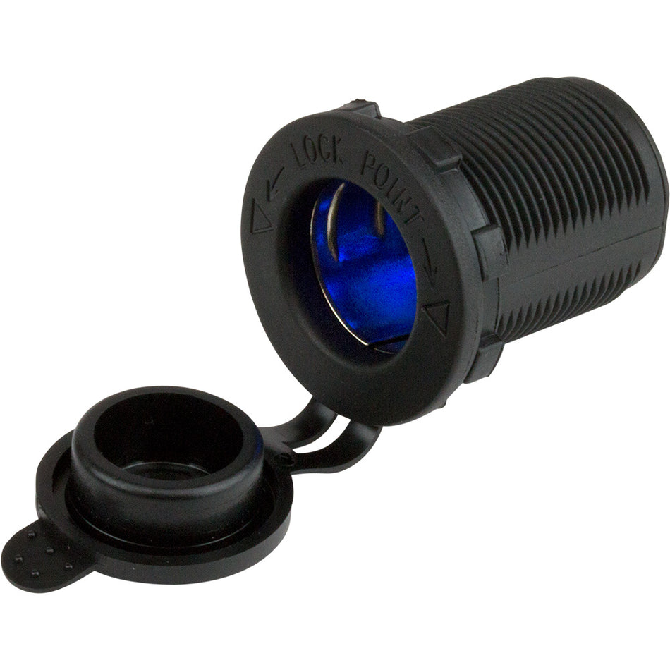 Sea-Dog - Power Socket - Blue LEDs, 12V — Quality Boat Parts
