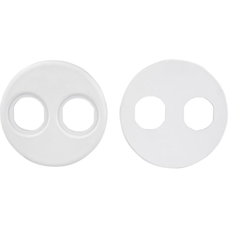 Sea-Dog - Power Socket Adapter Mounting Plate - White, 4" Gauge — Quality Boat Parts
