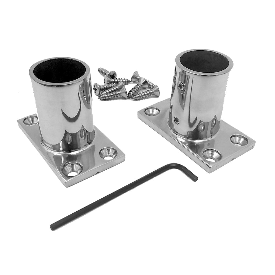 NavPod - Stainless Steel Feet - With Hardware — Quality Boat Parts