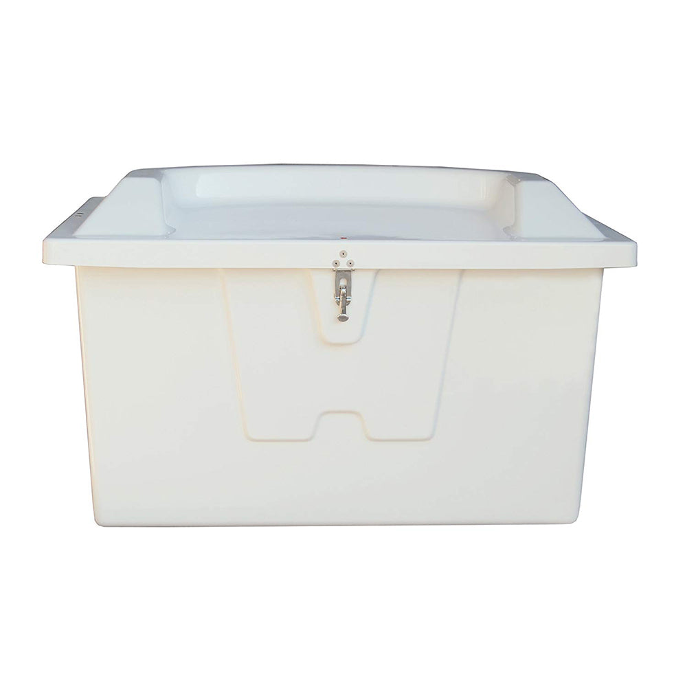Taylor Made - Stow Go Top Seat Dock Box - 73" x 30" x 28.25", Large — Quality Boat Parts