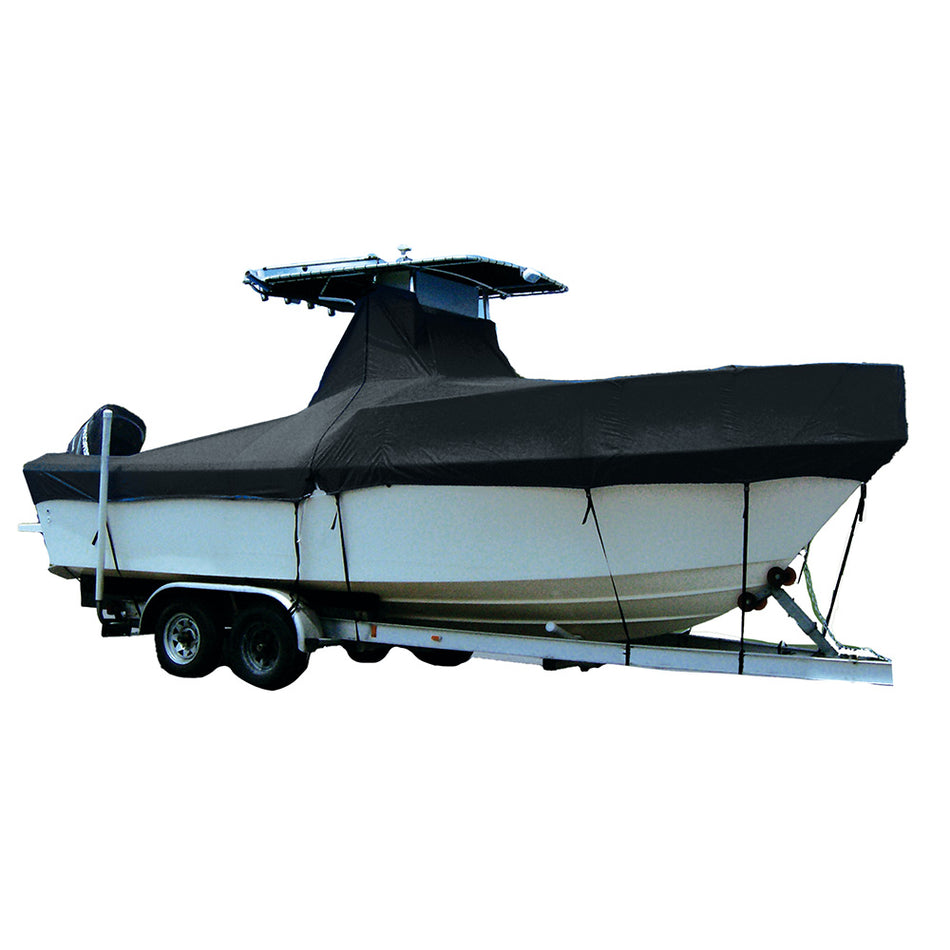 Taylor Made - T-Top Boat Cover - 25'5" - 26'4" x 102, Black — Quality Boat Parts