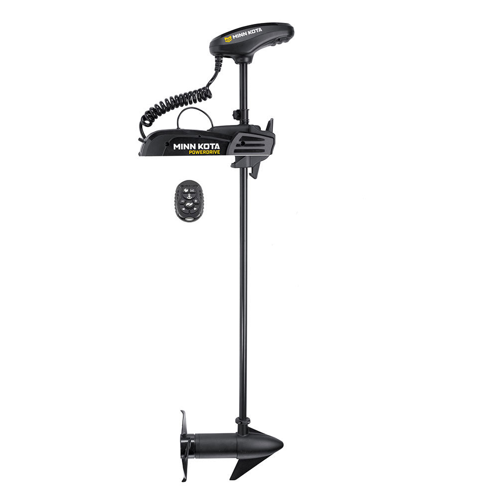 Minn Kota - PowerDrive 55 Trolling Motor - With Micro Remote, 12V, 55LB, 54" — Quality Boat Parts