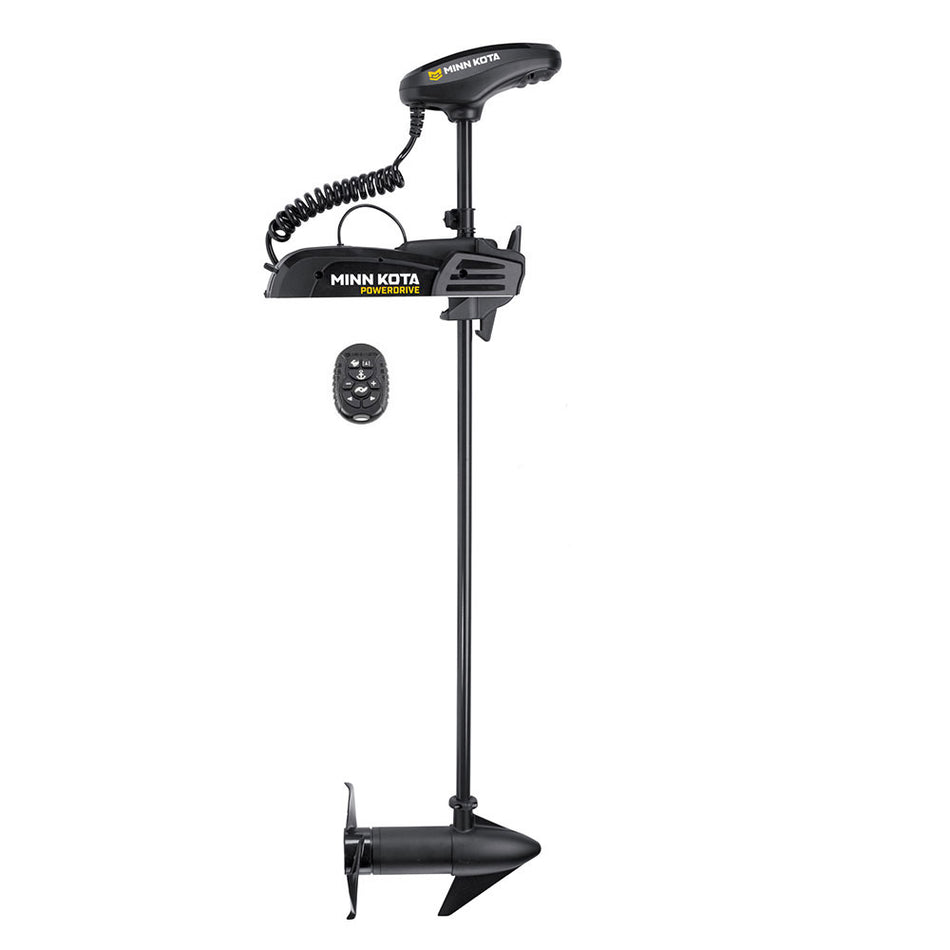 Minn Kota - PowerDrive 55 Trolling Motor - With Micro Remote, 12V, 55LB, 54" — Quality Boat Parts
