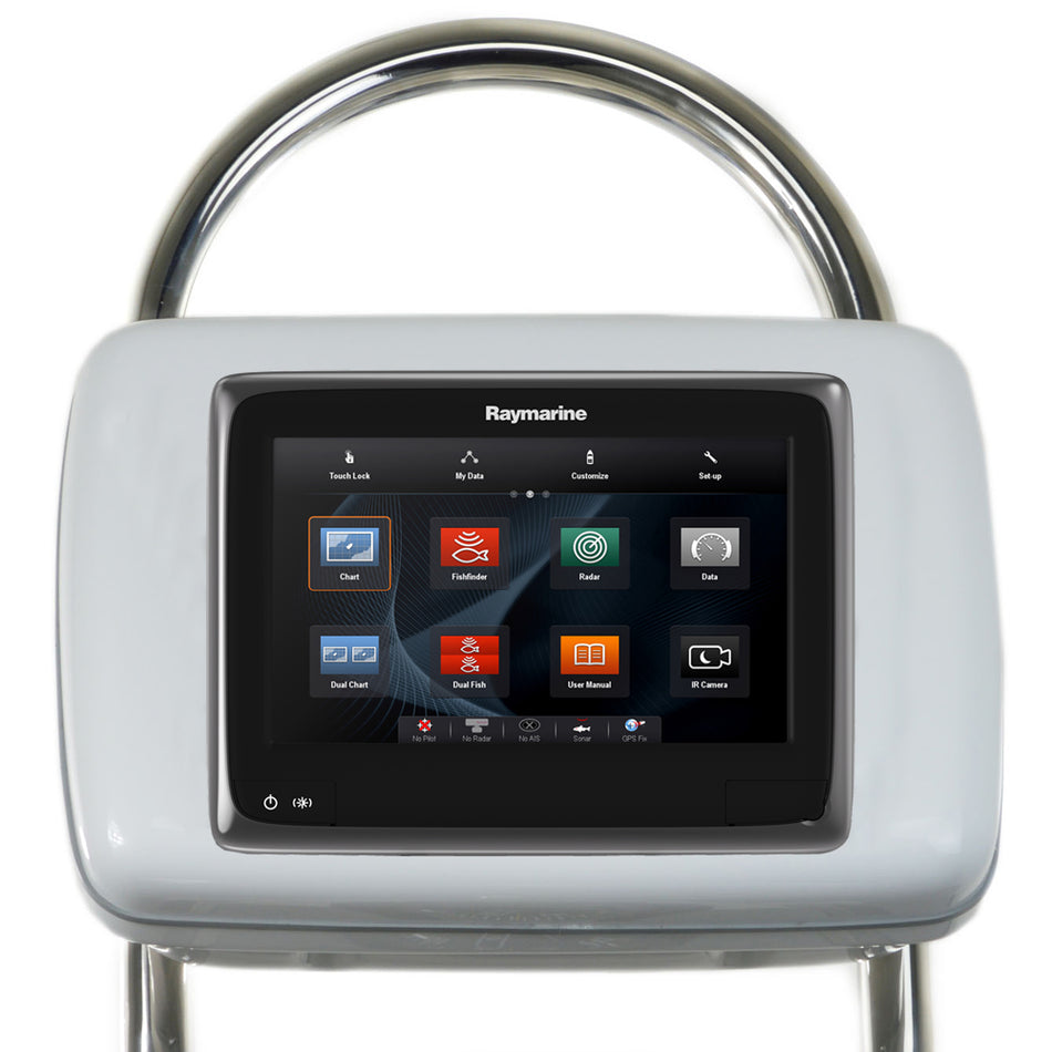 NavPod - GP2050-14 SailPod Pre-Cut - For Raymarine a95, a97, a98, For 12" Wide Guard — Quality Boat Parts