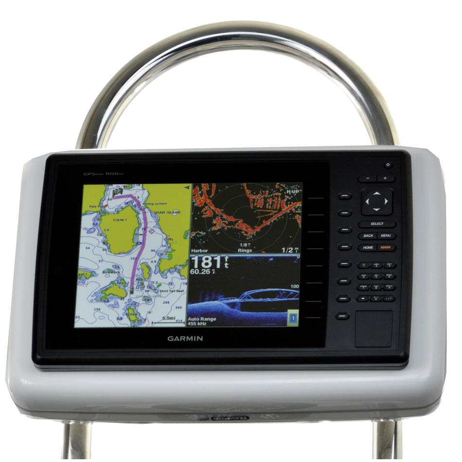 NavPod - GP2201 SailPod Pre-Cut - For Garmin 1020, 1020xs, 1040xs, For 12" Wide Guard — Quality Boat Parts