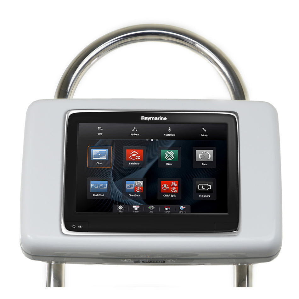 NavPod - GP2204 SailPod Pre-Cut - For Raymarine a125, a127, a128, For 12" Wide Guard — Quality Boat Parts