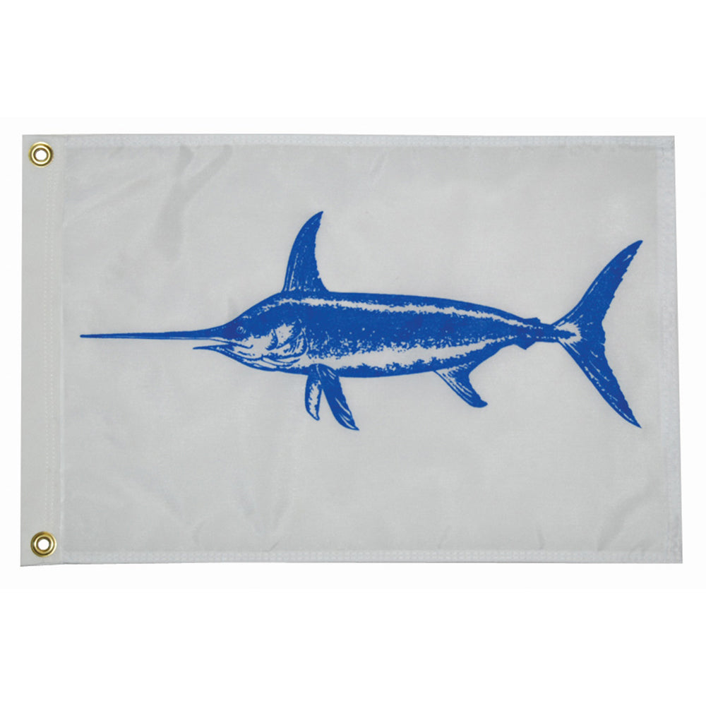 Taylor Made - Swordfish Flag - 12" x 18" — Quality Boat Parts