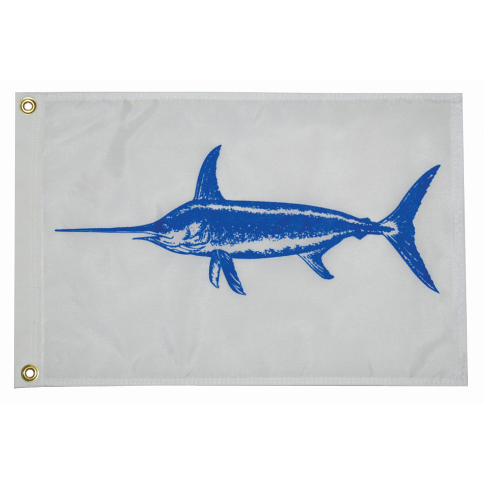 Taylor Made - Swordfish Flag - 12" x 18" — Quality Boat Parts