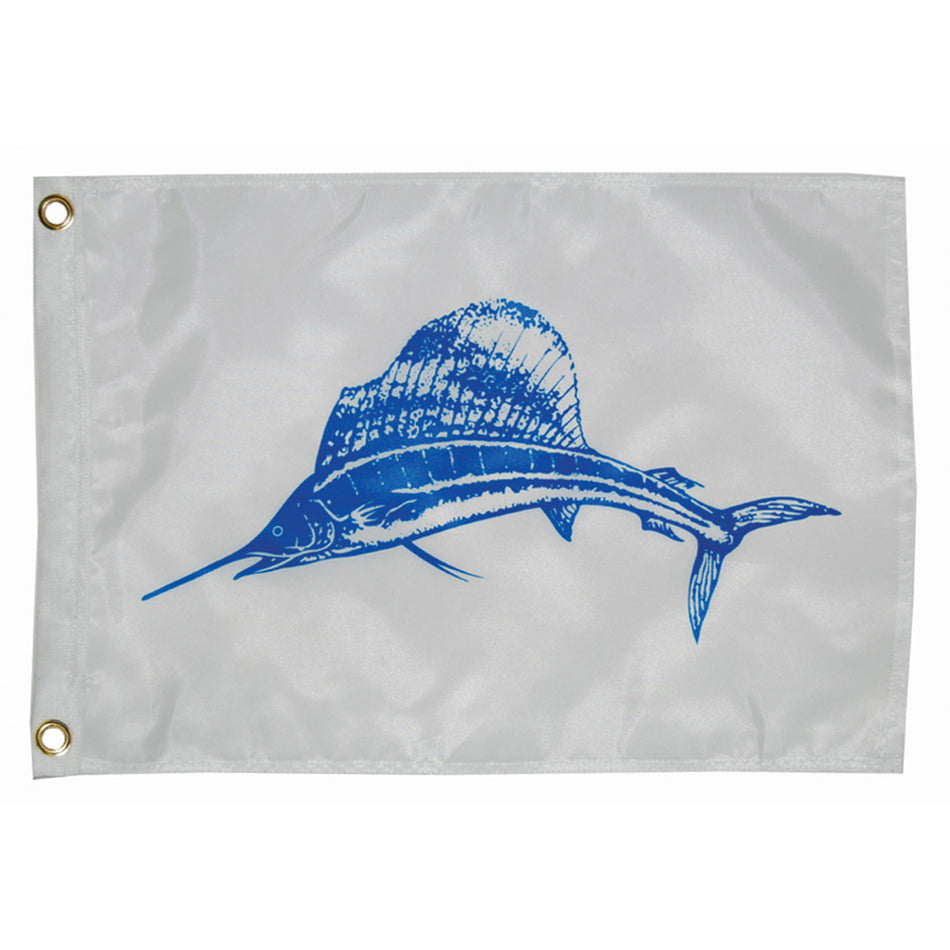 Taylor Made - Sailfish Flag - 12" x 18" — Quality Boat Parts