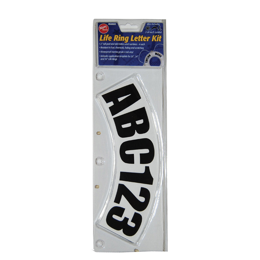 Taylor Made - Life Ring Letter Kit — Quality Boat Parts