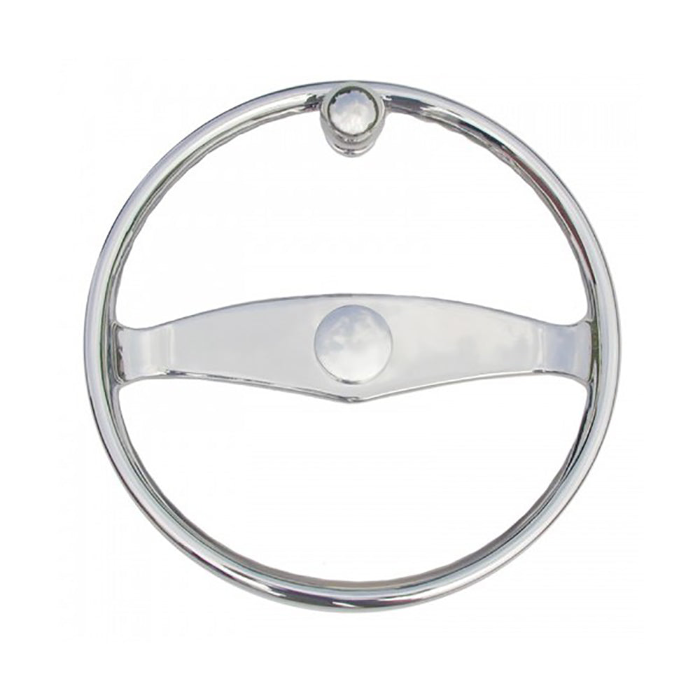 Schmitt Marine - Ongaro Wheel - 15.5", with Knob for 3/4" Teleflex Tapered Shaft — Quality Boat Parts