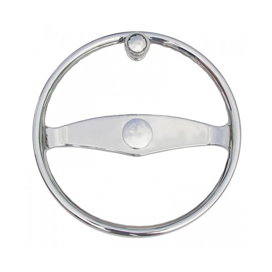 Schmitt Marine - Ongaro Wheel - 15.5", with Knob for 3/4" Teleflex Tapered Shaft — Quality Boat Parts