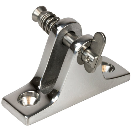 Sea-Dog - Angle Base Deck Hinge - Removable Pin, Stainless Steel — Quality Boat Parts