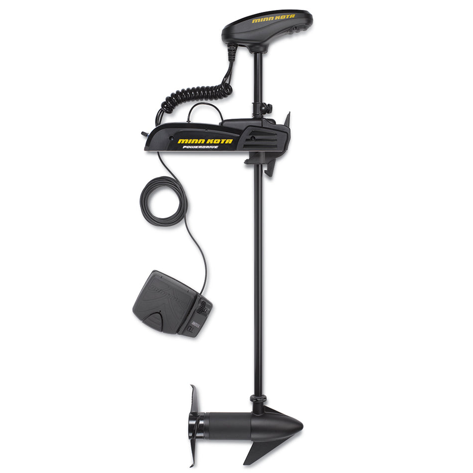 Minn Kota - PowerDrive 55 Trolling Motor - 12V, 55lb, 48" — Quality Boat Parts