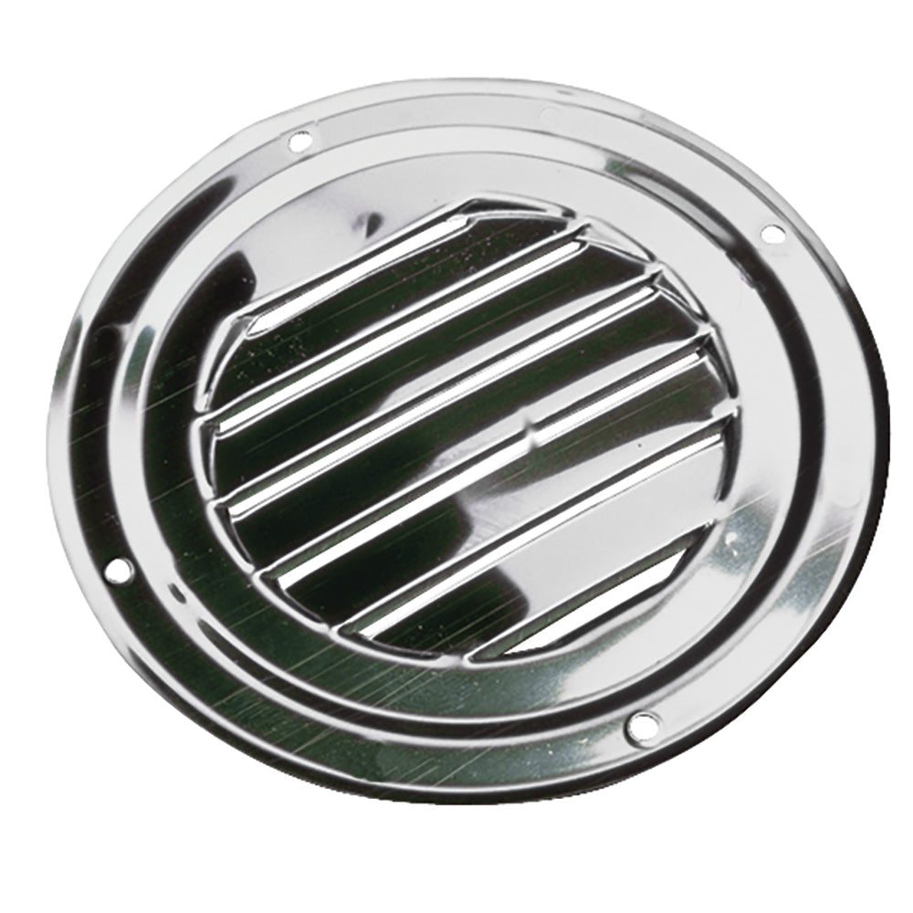 Sea-Dog - Round Louvered Vent - 4", Stainless Steel — Quality Boat Parts