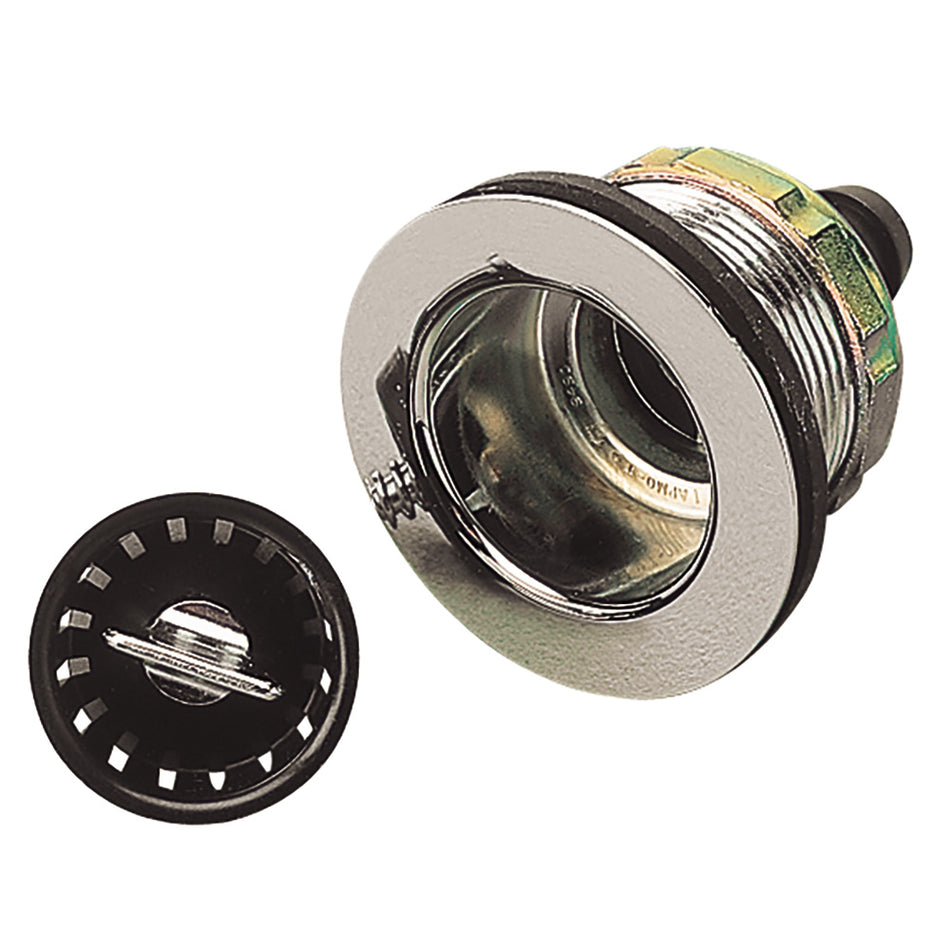 Sea-Dog - Sink Drain - Strainer, 2" Openings, 5/8" Barb — Quality Boat Parts