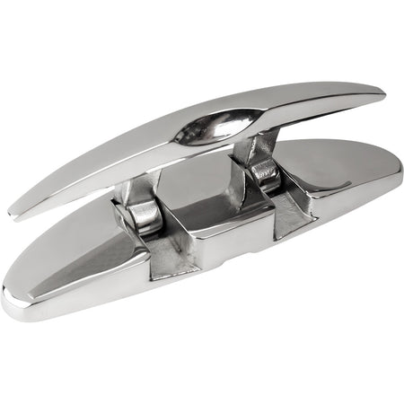 Sea-Dog - Folding Cleat - Hidden Hex Bolts, 5", Oval Stainless Steel — Quality Boat Parts
