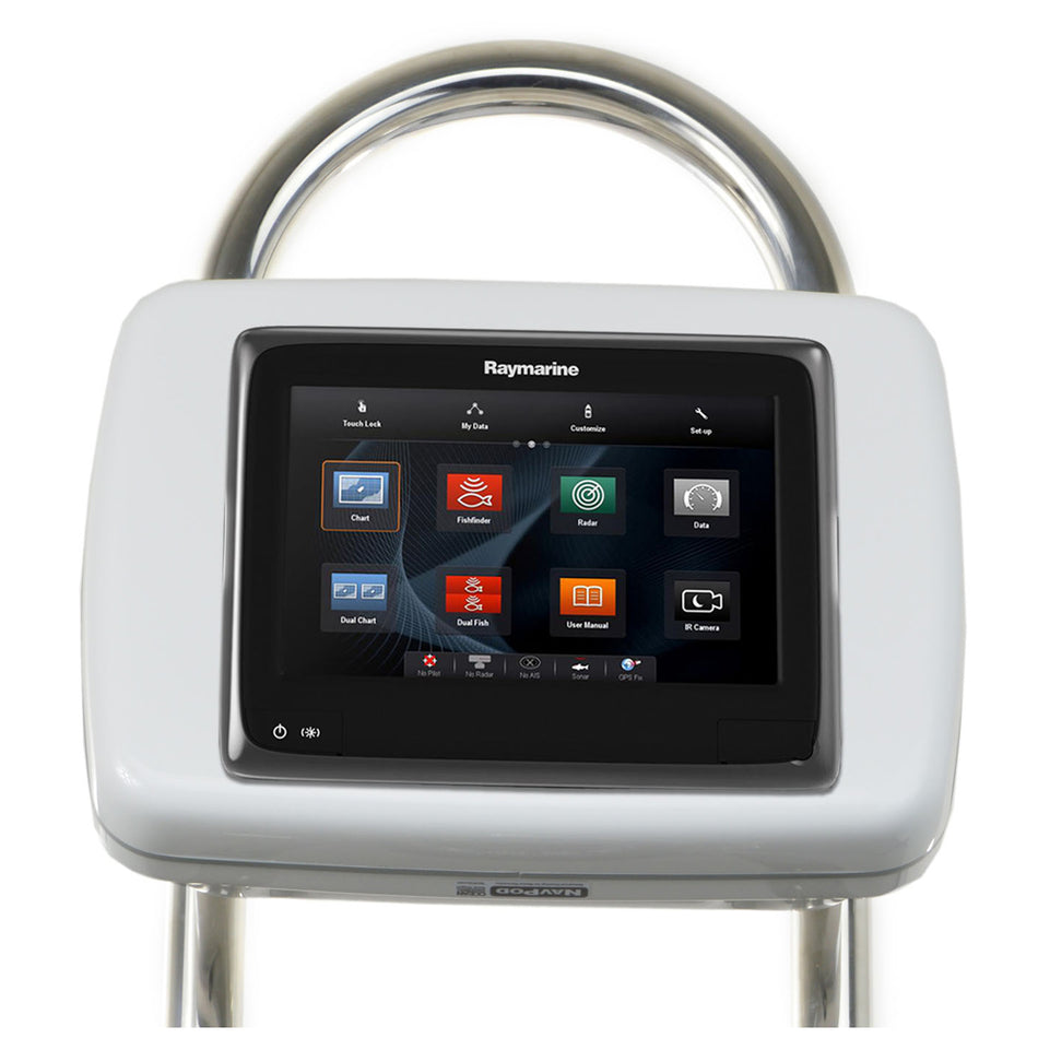 NavPod - GP1814 SailPod Pre-Cut - For Raymarine a95, a97, a98, For 9.5" Wide Guard — Quality Boat Parts