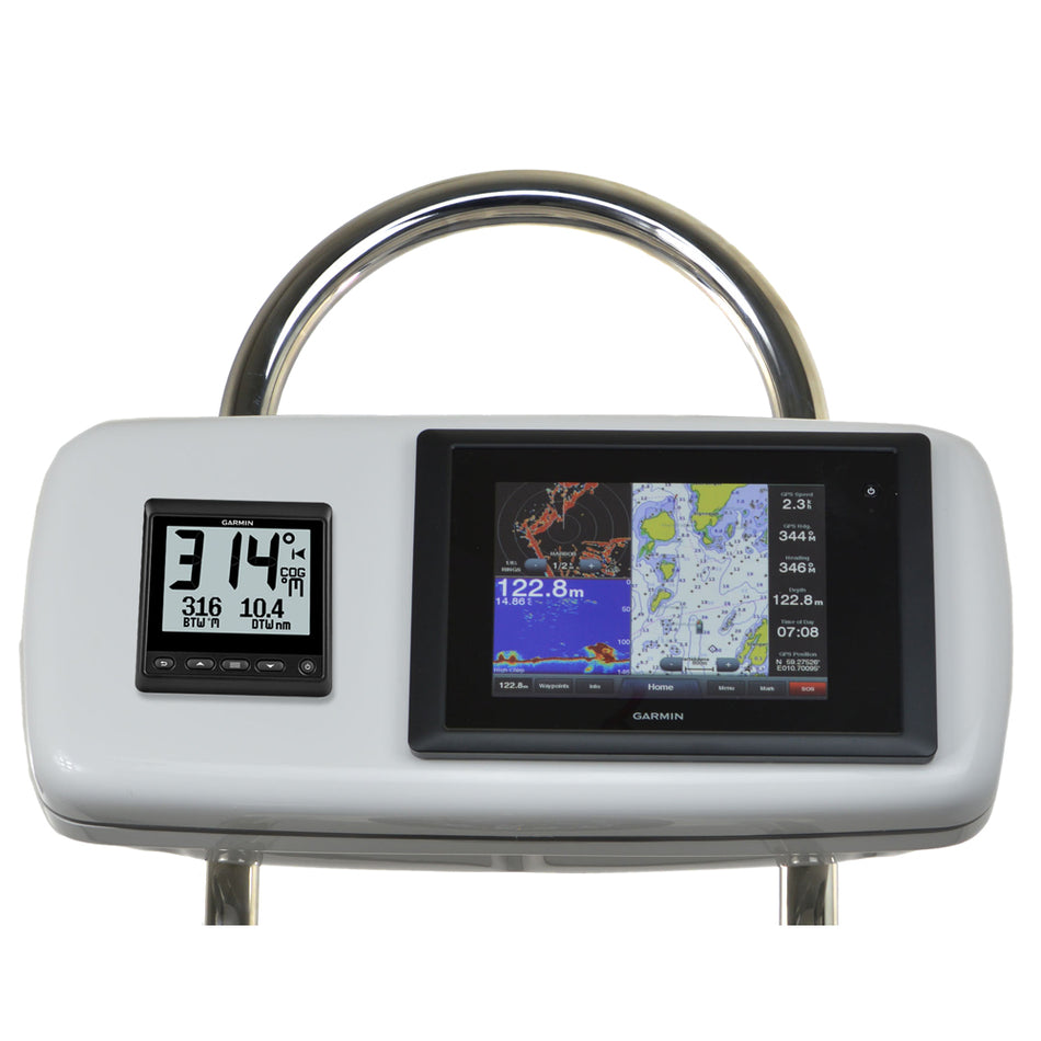 NavPod - GP2040-02 SystemPod Pre-Cut - For Garmin 4008, 4208, 1 Instrument, For 12" Wide Guard — Quality Boat Parts