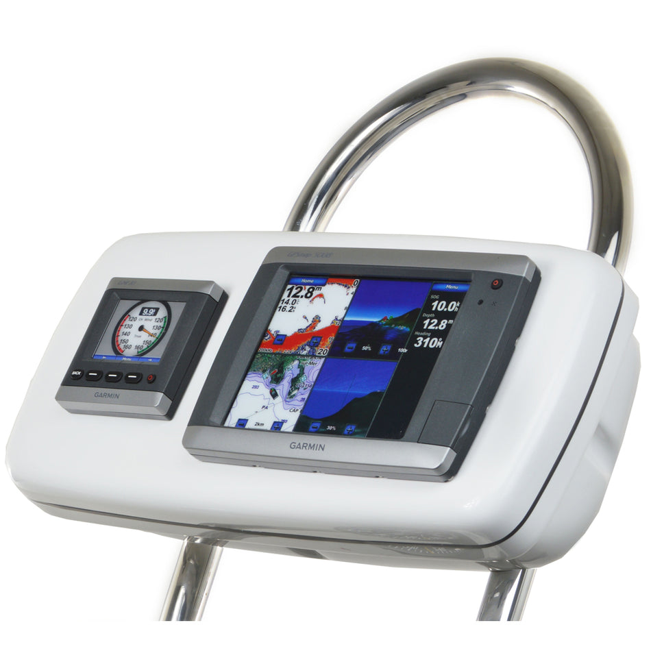 NavPod - GP2040-04 SystemPod Pre-Cut - For Garmin 5008, 5208, 1 Instrument, For 12" Wide Guard — Quality Boat Parts