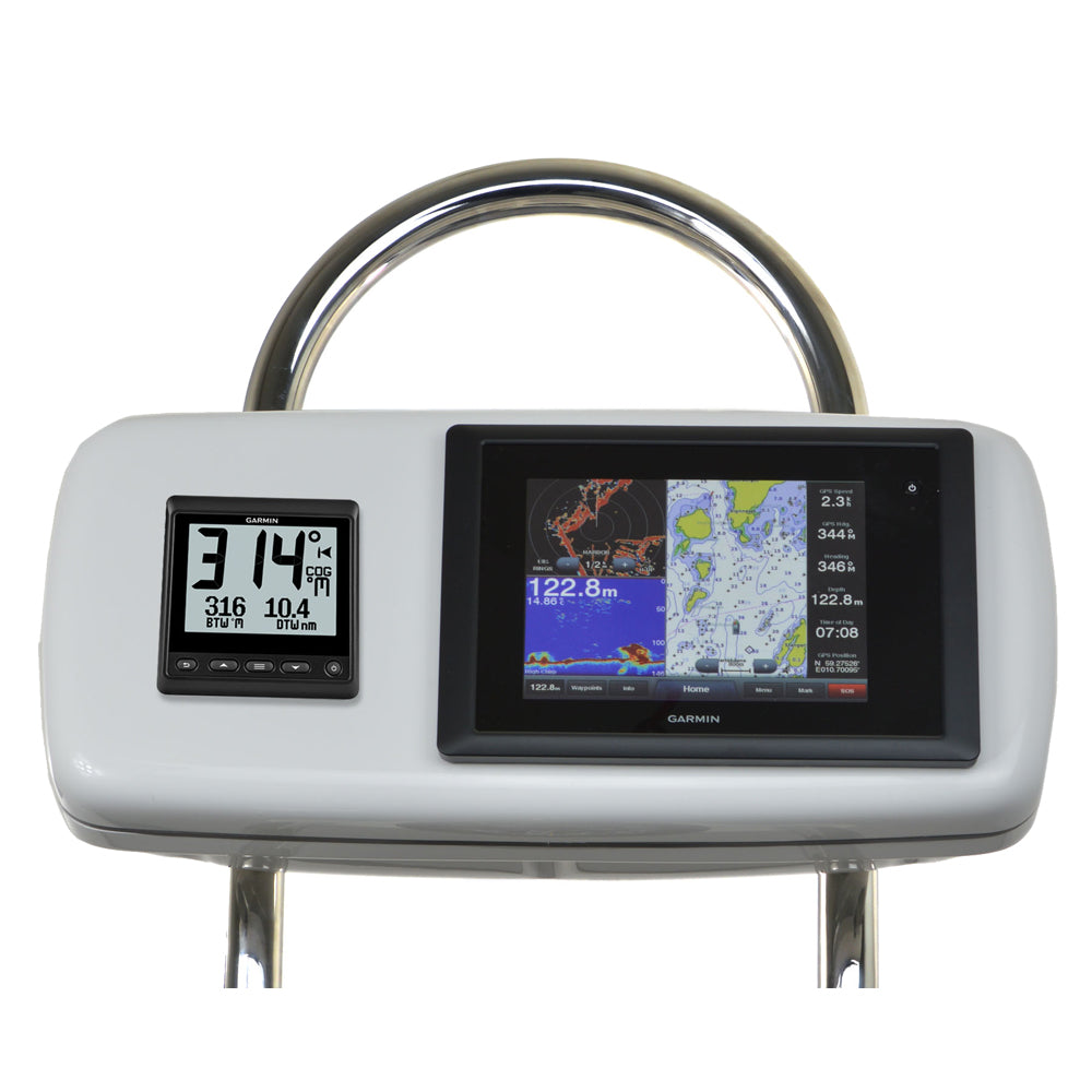 NavPod - SystemPod Pre-Cut - Garmin 8008/8208, 1 Instrument, 12" Wide Guard — Quality Boat Parts