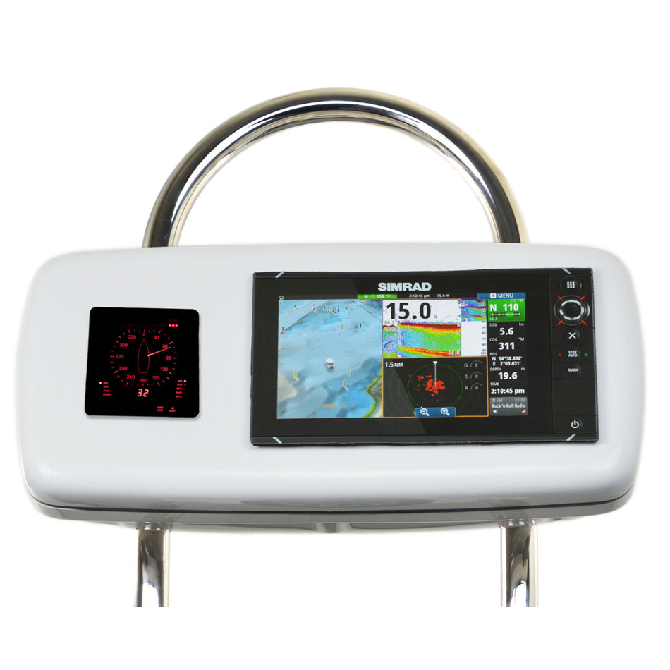 NavPod - GP2040-13 SystemPod Pre-Cut - For Simrad NSS9 evo2, B&G Zeus 9, 1 Instrument, For 12" Wide Guard — Quality Boat Parts