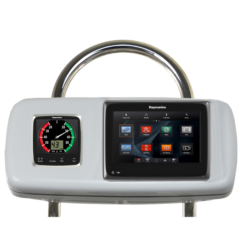 NavPod - GP2040-14 SystemPod Pre-Cut - For Raymarine a95, a97, a98, 1 Instrument, For 12" Wide Guard — Quality Boat Parts