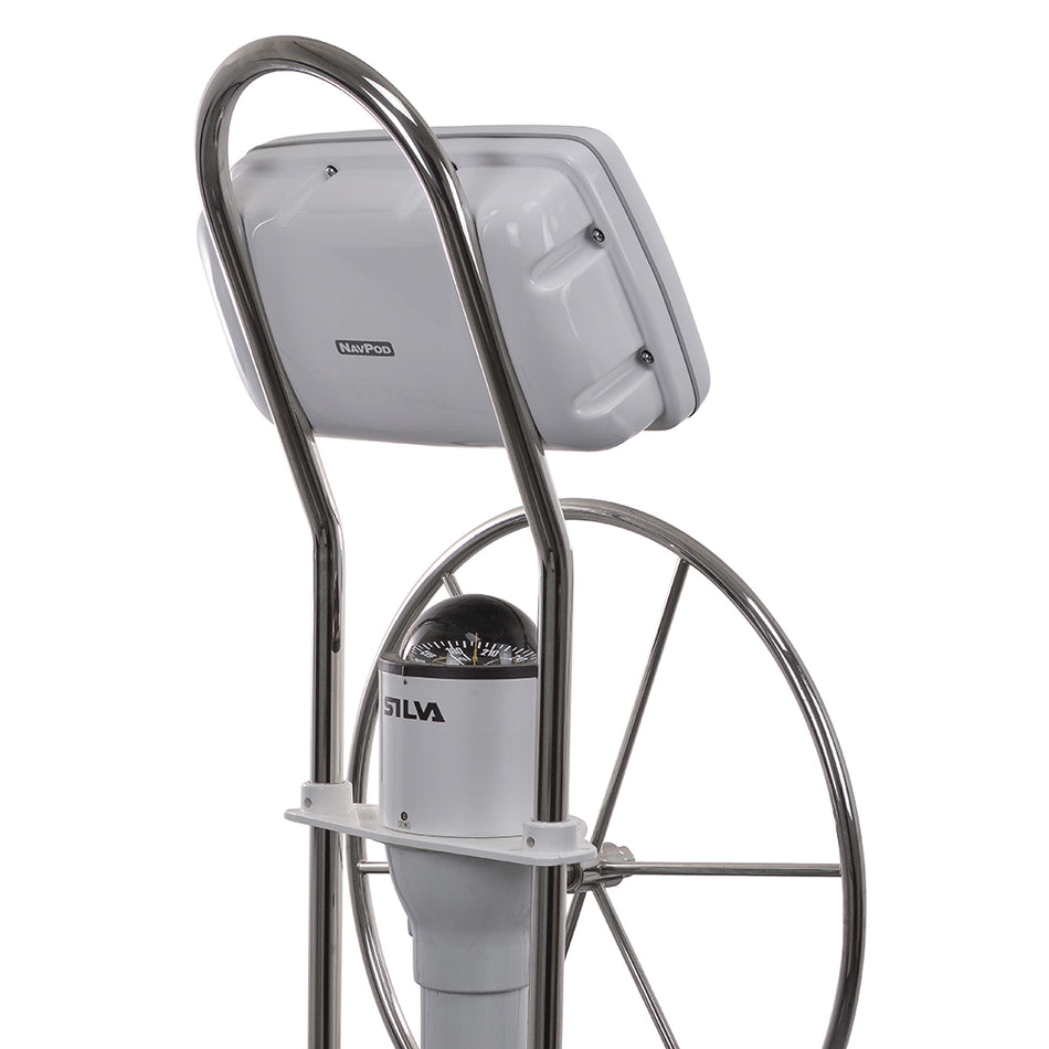 NavPod - GP2080-09 SystemPod Pre-Cut - For Simrad NSS8, B&G Zeus Touch 8, 2 Instruments, For 12" Wide Guard — Quality Boat Parts