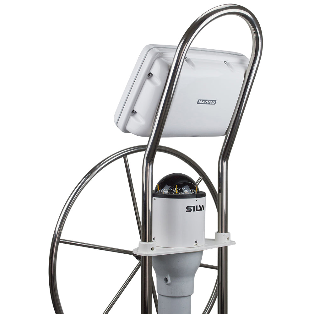 NavPod - GP2170-63 SystemPod Pre-Cut - For Simrad NSS12. B&G Zeus Touch 12, 2 Instruments, 3.6" Hole, For 12" Wide Guard — Quality Boat Parts