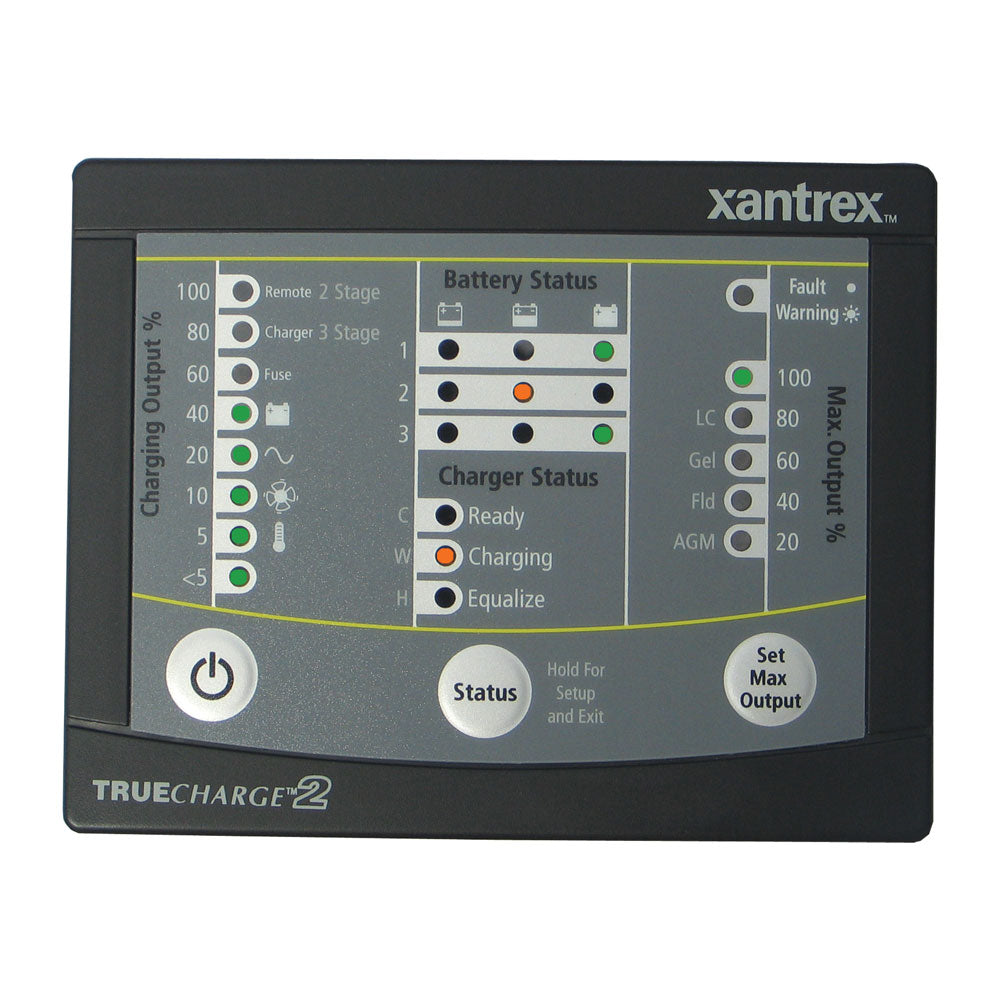 Xantrex - TRUECHARGE 2 Remote Panel - For 20, 40, 60 Amp (Only for 2nd generation of TC2 chargers) — Quality Boat Parts