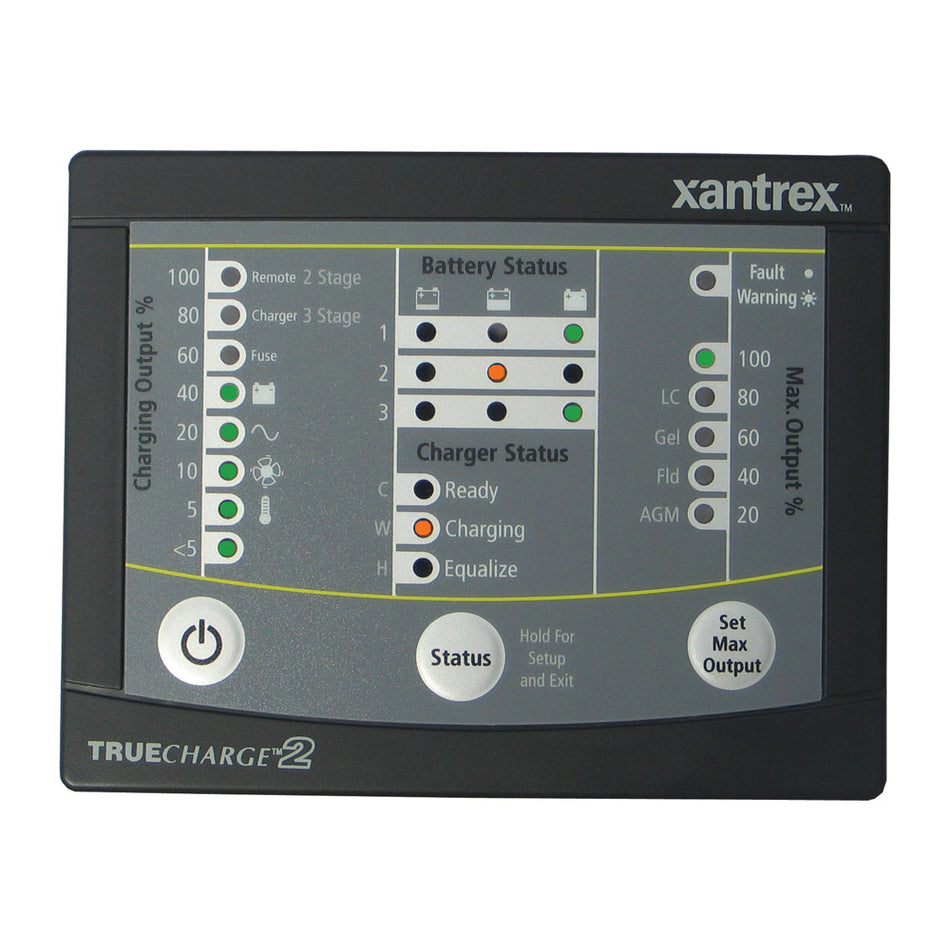 Xantrex - TRUECHARGE 2 Remote Panel - For 20, 40, 60 Amp (Only for 2nd generation of TC2 chargers) — Quality Boat Parts