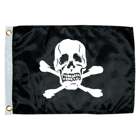 Taylor Made - Jolly Roger Novelty Flag - 12" x 18" — Quality Boat Parts