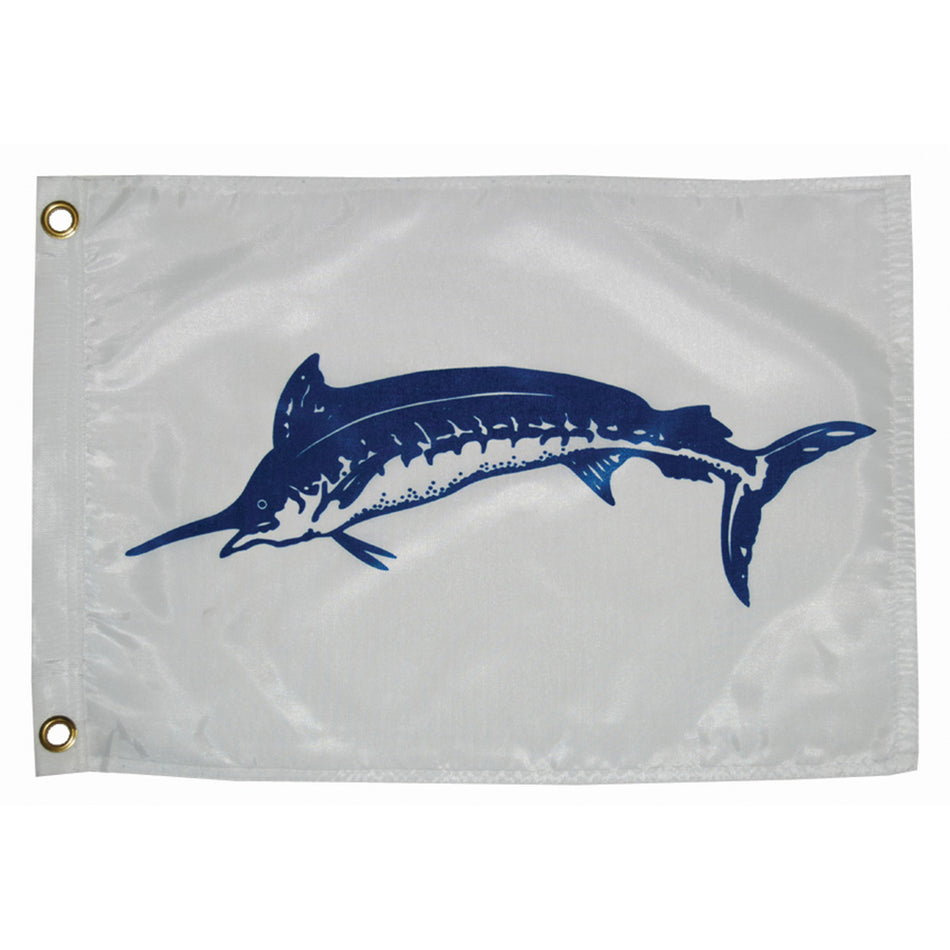 Taylor Made - Blue Marlin Flag - 12" x 18" — Quality Boat Parts