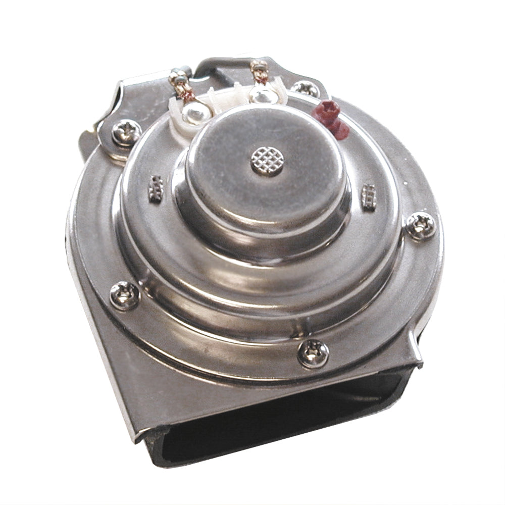 Schmitt Marine - All-Stainless Mini Compact Single Hidden Horn - 12V — Quality Boat Parts