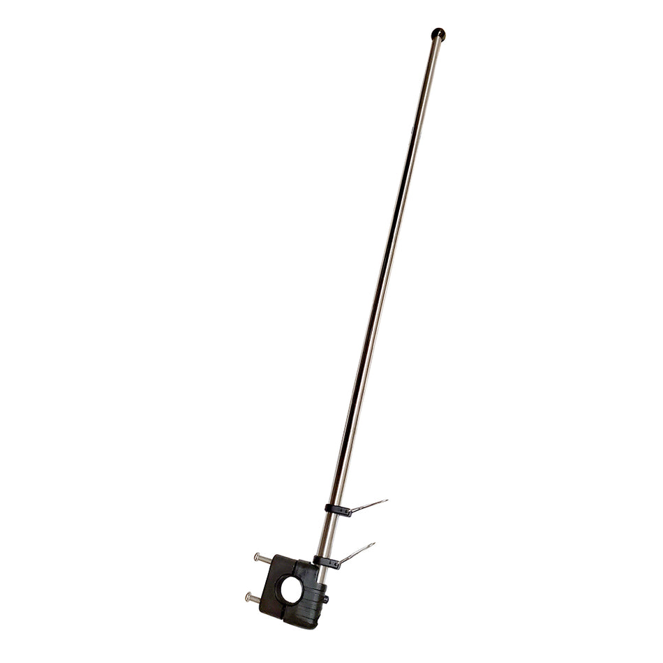 Sea-Dog - Rail Mount Flagpole - 30", Stainless Steel — Quality Boat Parts