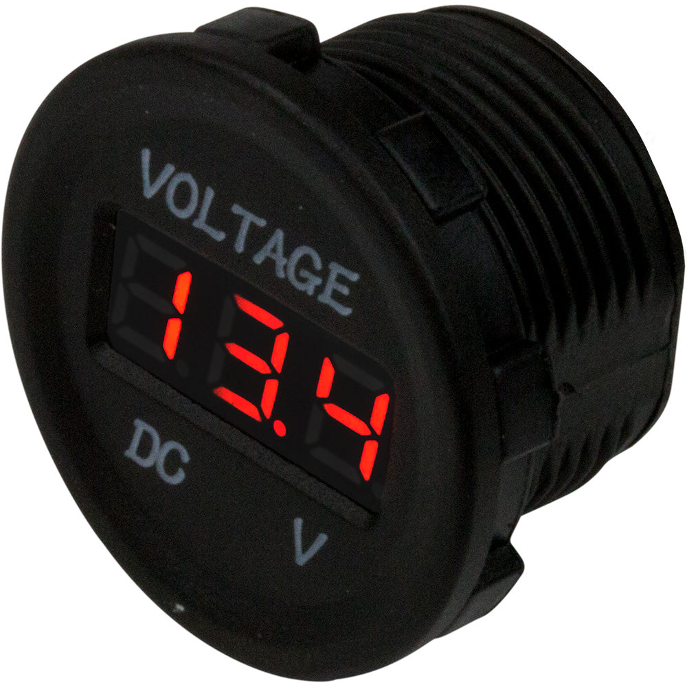 Sea-Dog - Round Voltage Meter - 6-30V — Quality Boat Parts