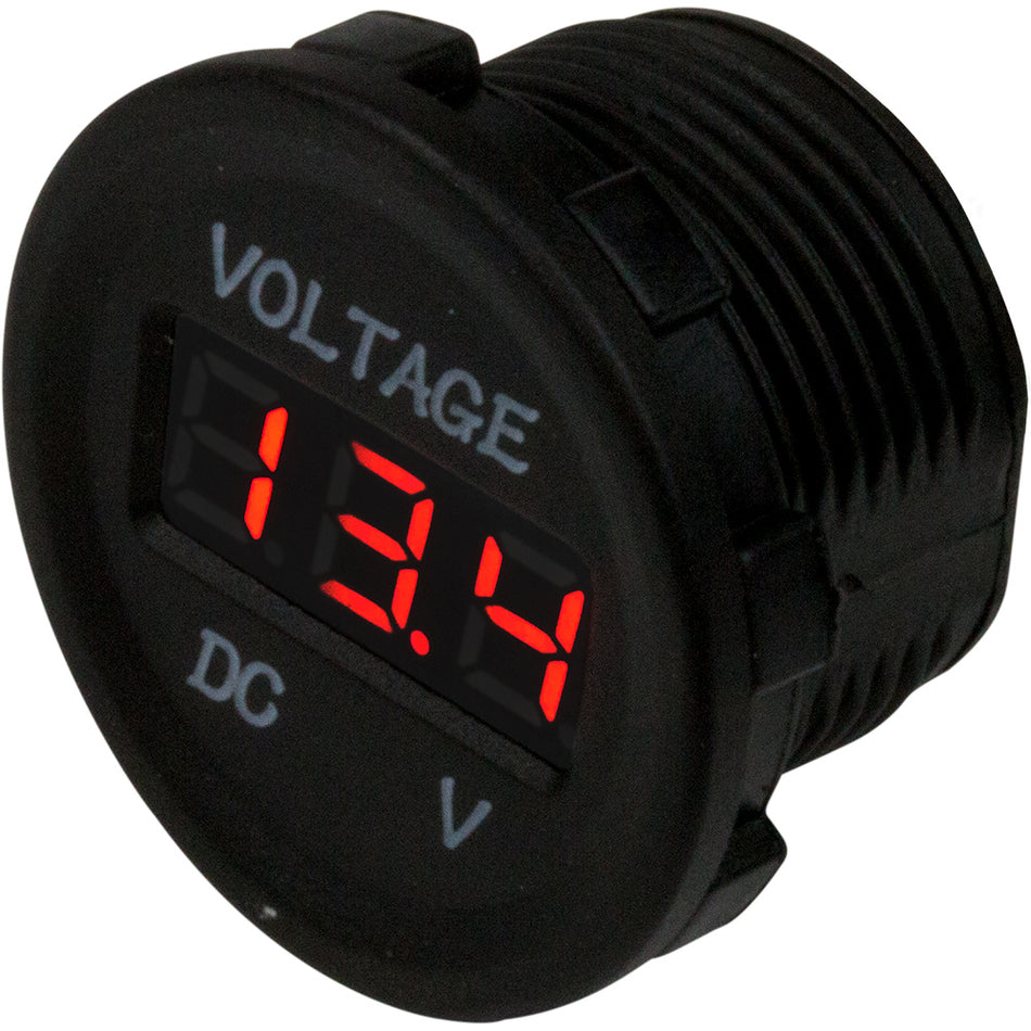 Sea-Dog - Round Voltage Meter - 6-30V — Quality Boat Parts