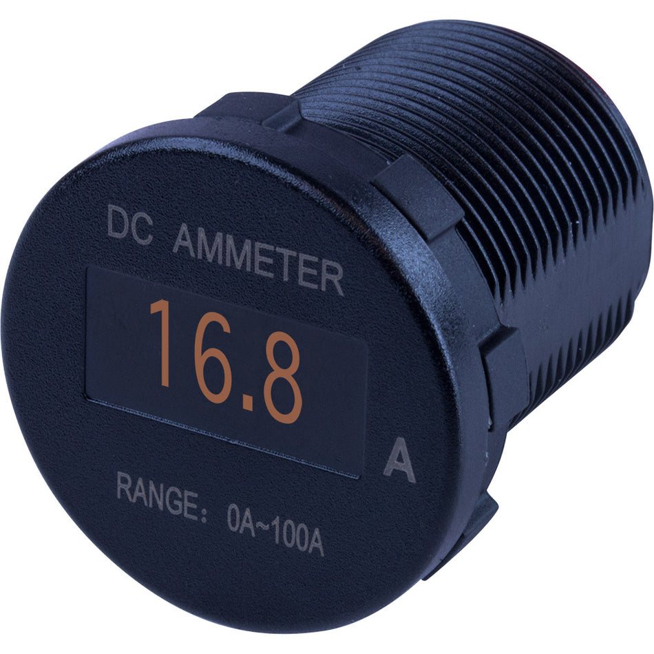 Sea-Dog - Round OLED DC Amp Meter - 0 Amp-100 Amp — Quality Boat Parts