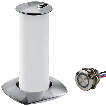 Sea-Dog - Aurora LED Pop-Up Table Light - 3W, Stainless Steel, Touch Dimmer Switch — Quality Boat Parts