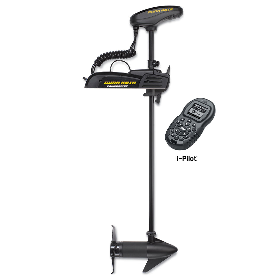 Minn Kota - PowerDrive 55 Trolling Motor - With i-Pilot Bluetooth, 12V, 55lb, 54" — Quality Boat Parts