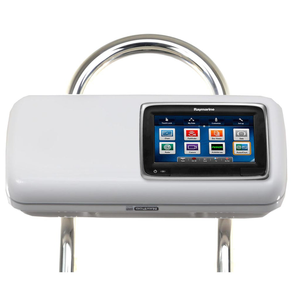 NavPod - GP1503 SystemPod Pre-Cut - For Raymarine a75,a77,a78, With Space On The Left, for 9.5" Wide Guard — Quality Boat Parts